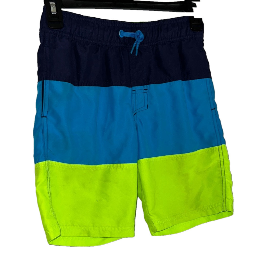Cat & Jack Board-Swim Shorts, SZ M 8/10 Youth, Like New Condition T4